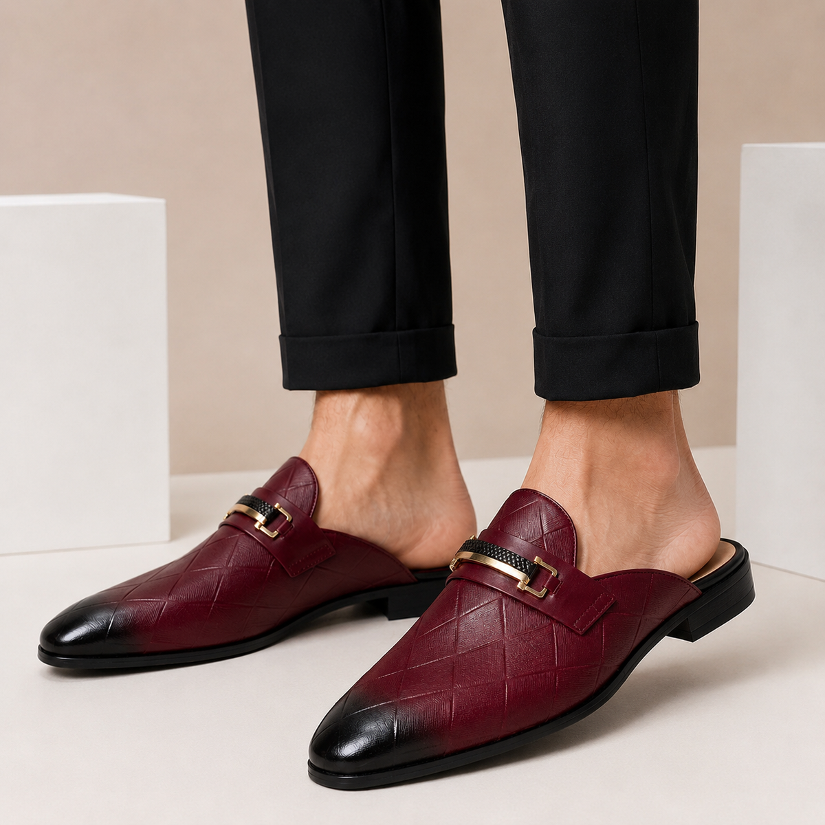 Mules in pelle bovina Tivaro