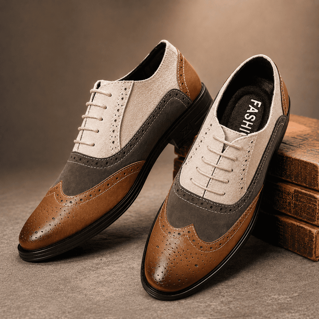Eleganti scarpe dress multitone