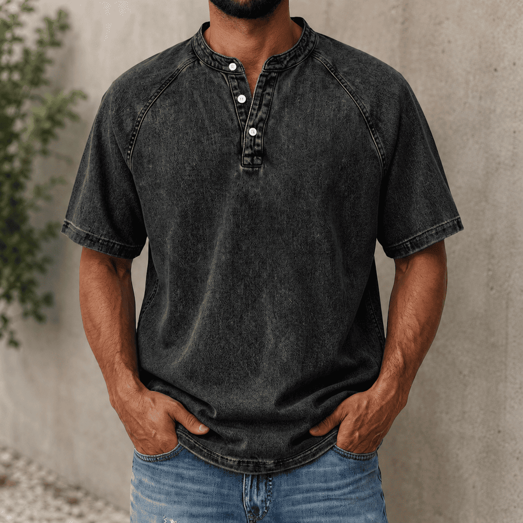 Camicia Henley VintageEase