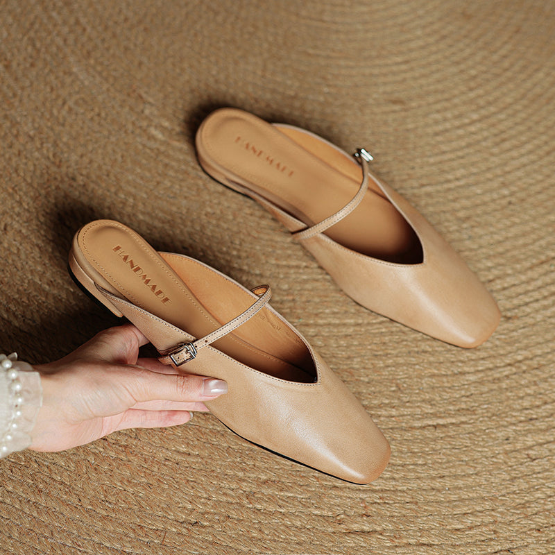 Mules Miral in vera pelle