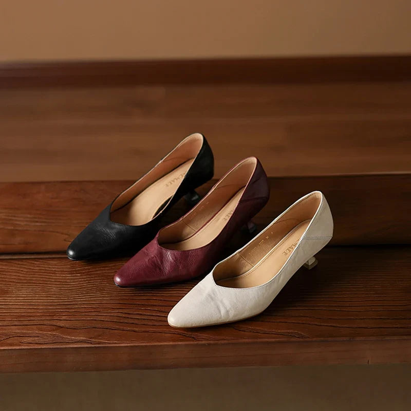 Grace High Heels aus echtem Leder