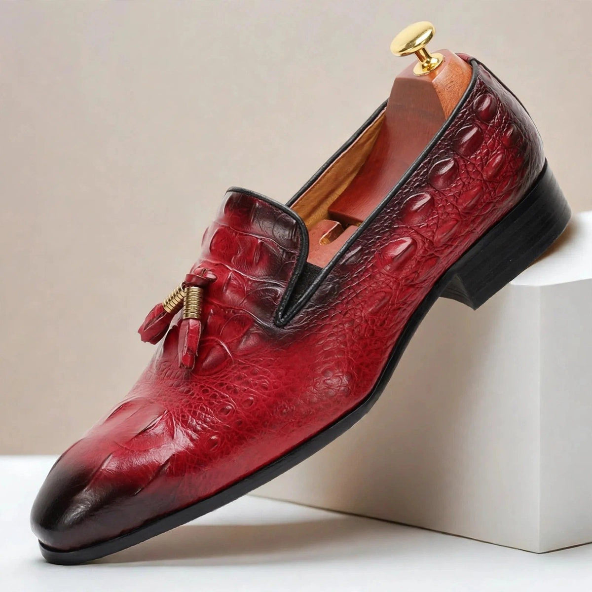 Barello Cowhide Leather Loafers