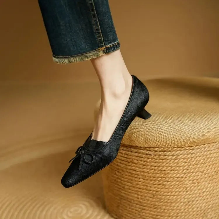Georgina Genuine Leather Heels