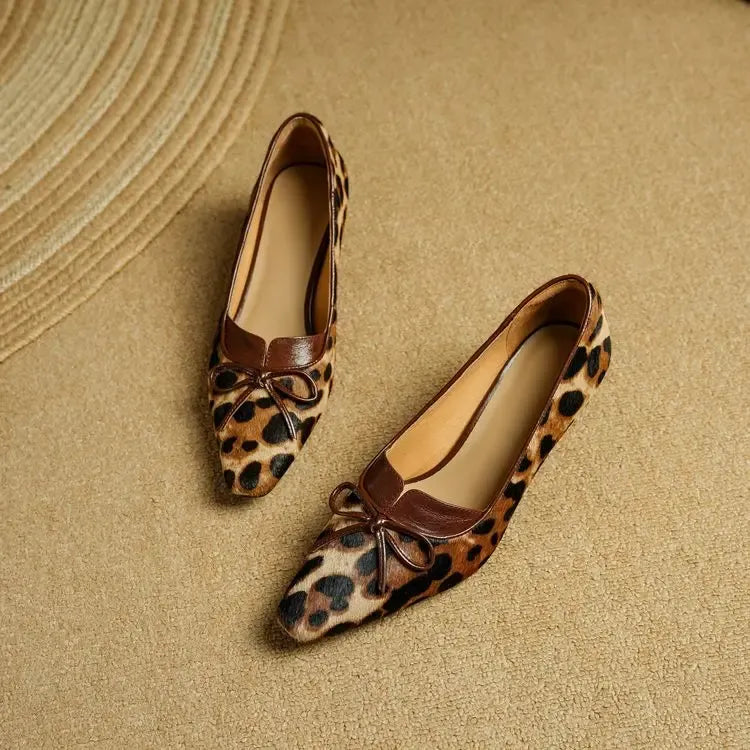Georgina Genuine Leather Heels