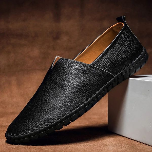 MASSIMO LÆDERLOAFERS
