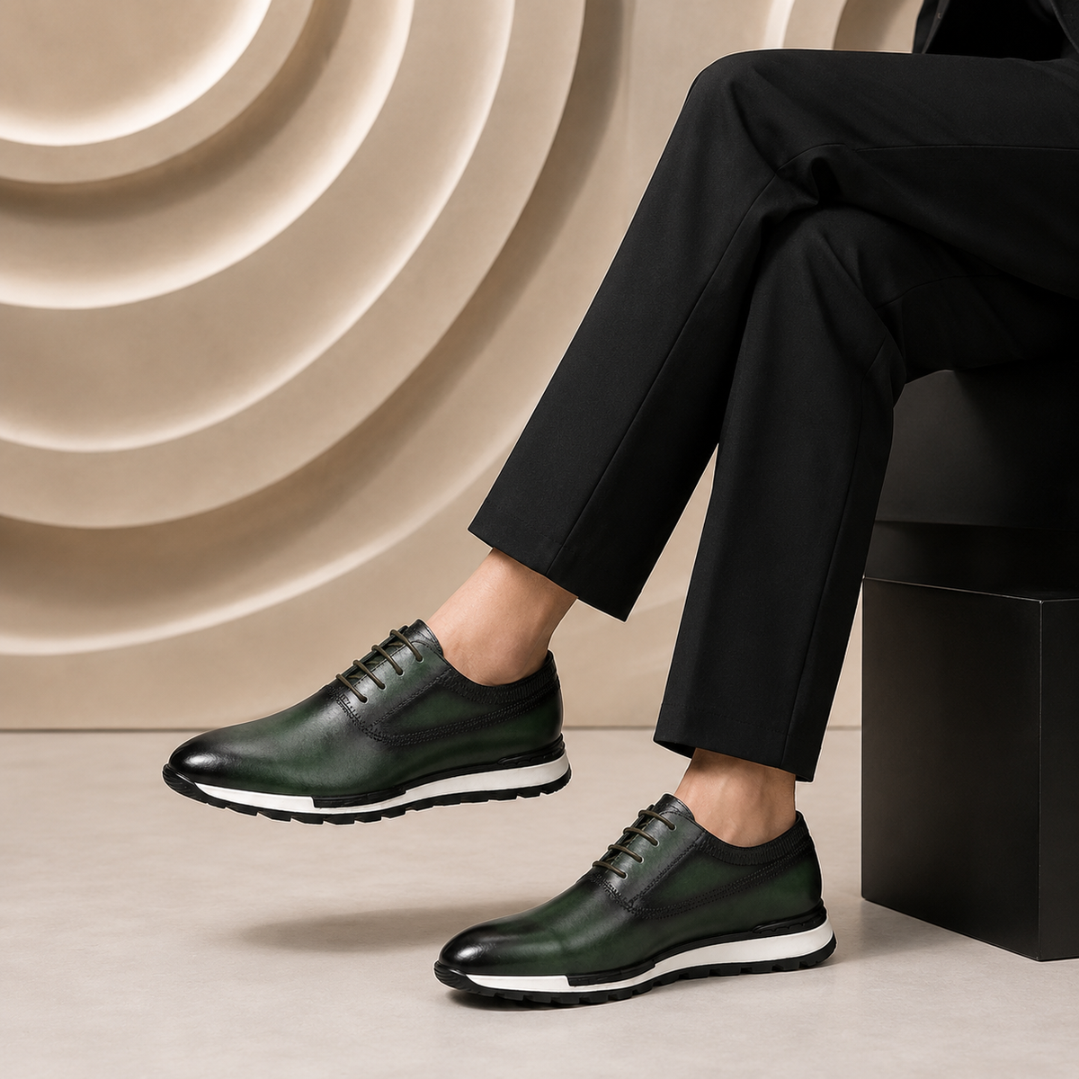 Ellington Cowhide Leather Sneakers
