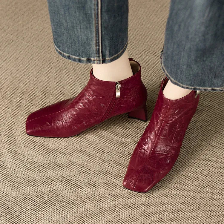 Camille Genuine Leather Boots