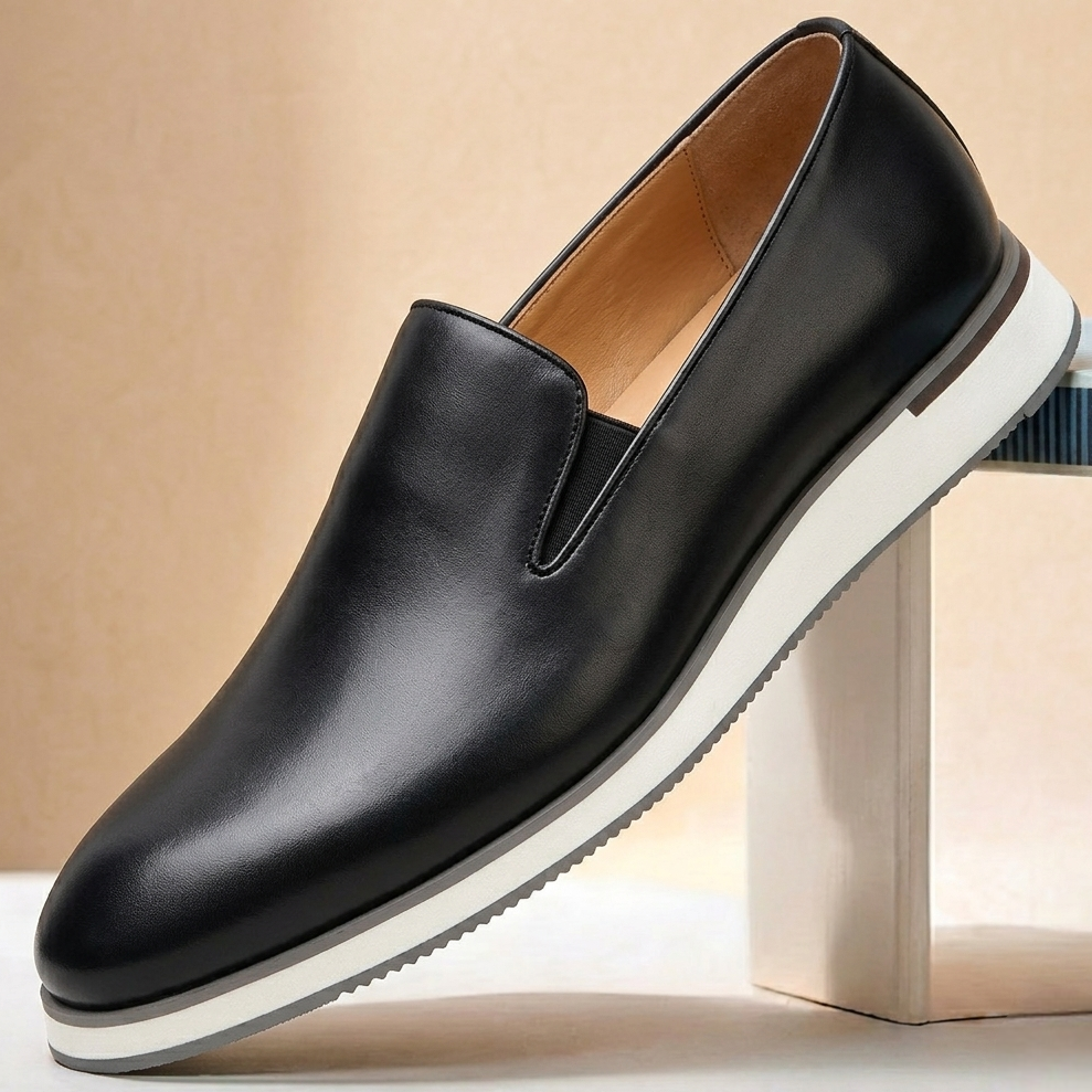 Matthias Cowhide Leather Loafers