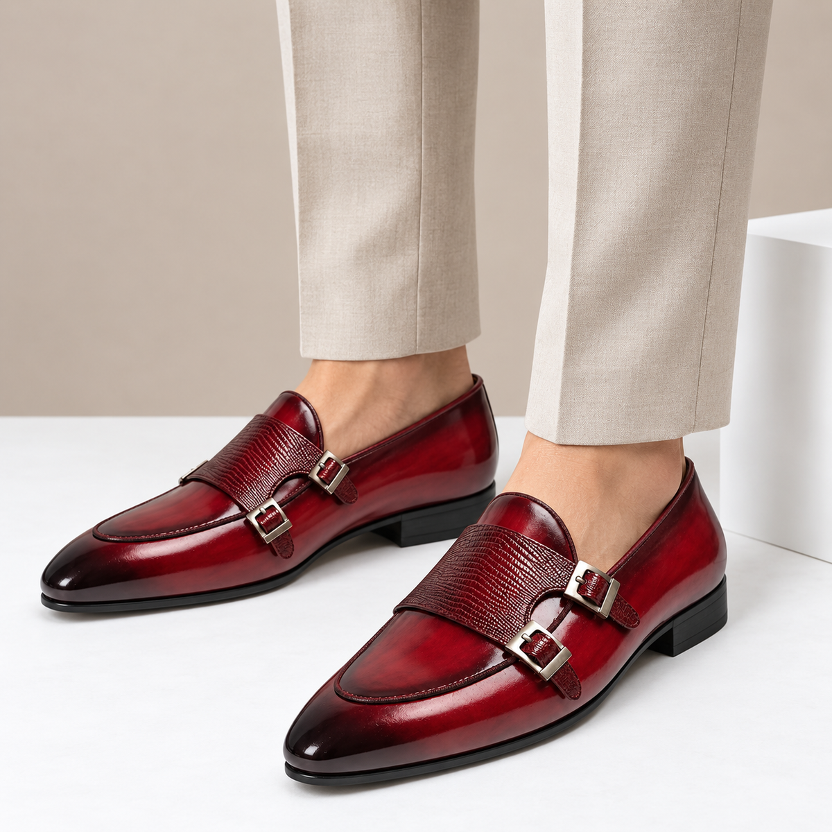 Mocassins Varenna en cuir de vachette