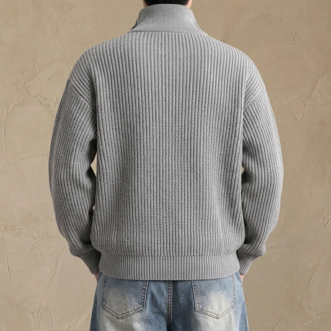 Veste en maille côtelée Alderton