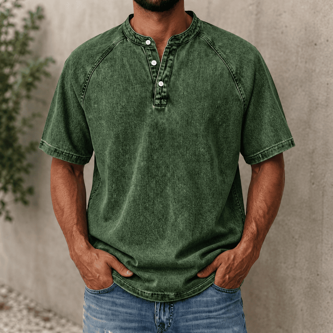 Camicia Henley VintageEase