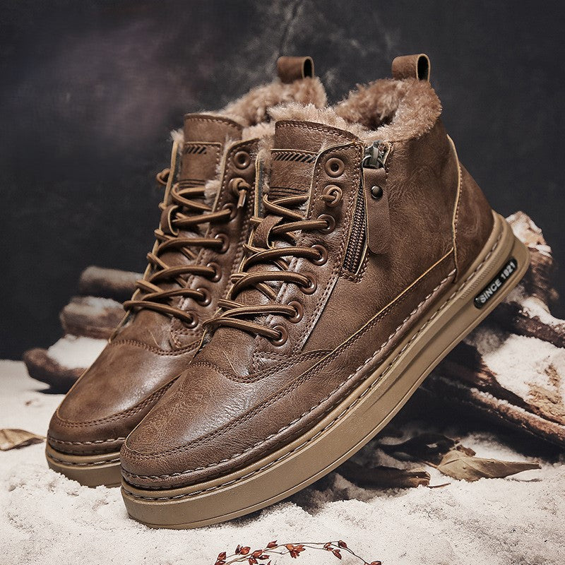 Bottes d'hiver en cuir FrostGuard