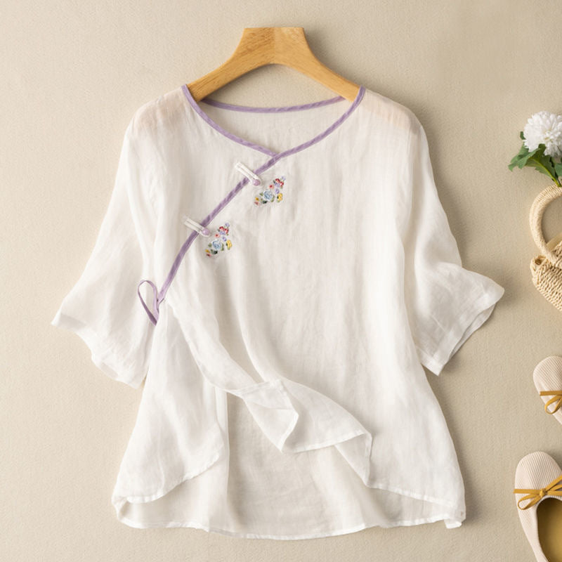 Chemise en lin Amara