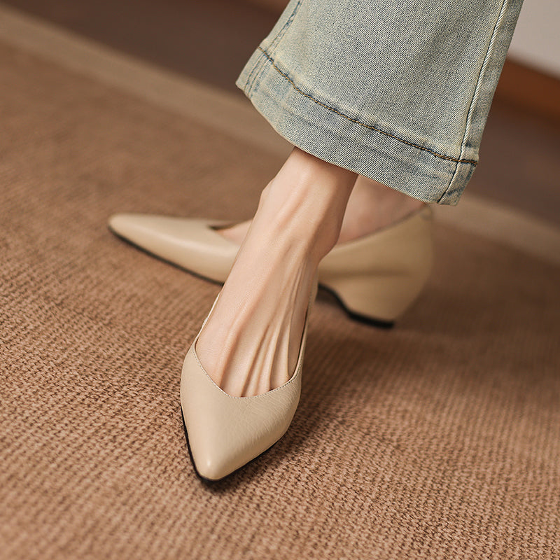 Hilda spitze High Heels aus echtem Leder