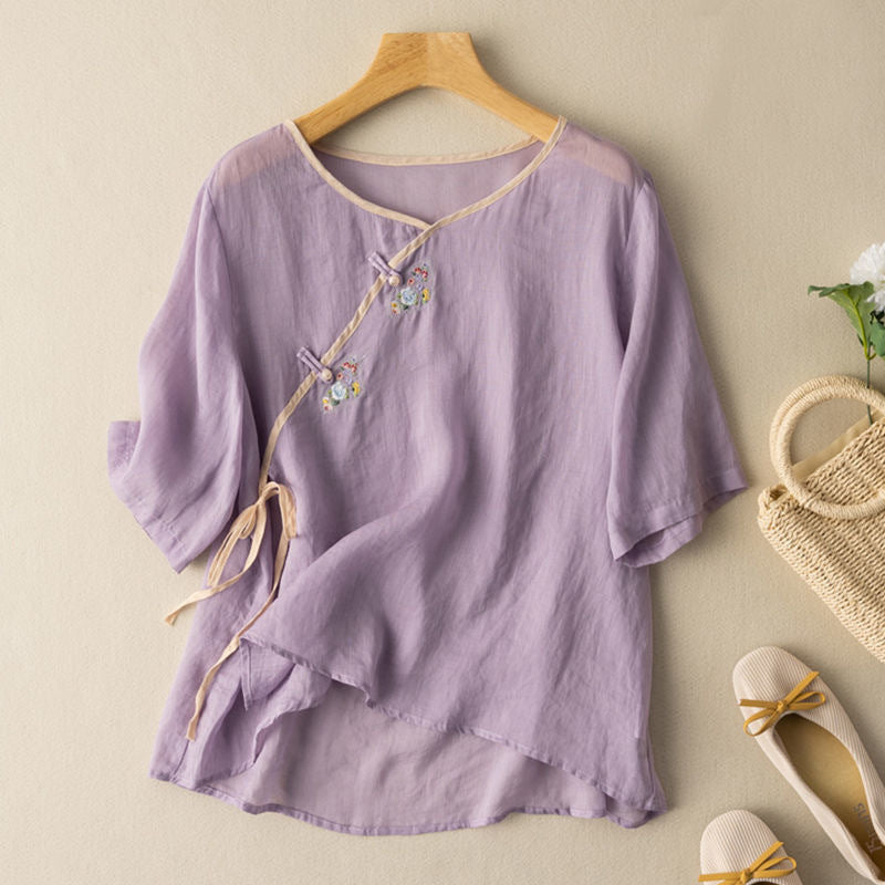 Chemise en lin Amara