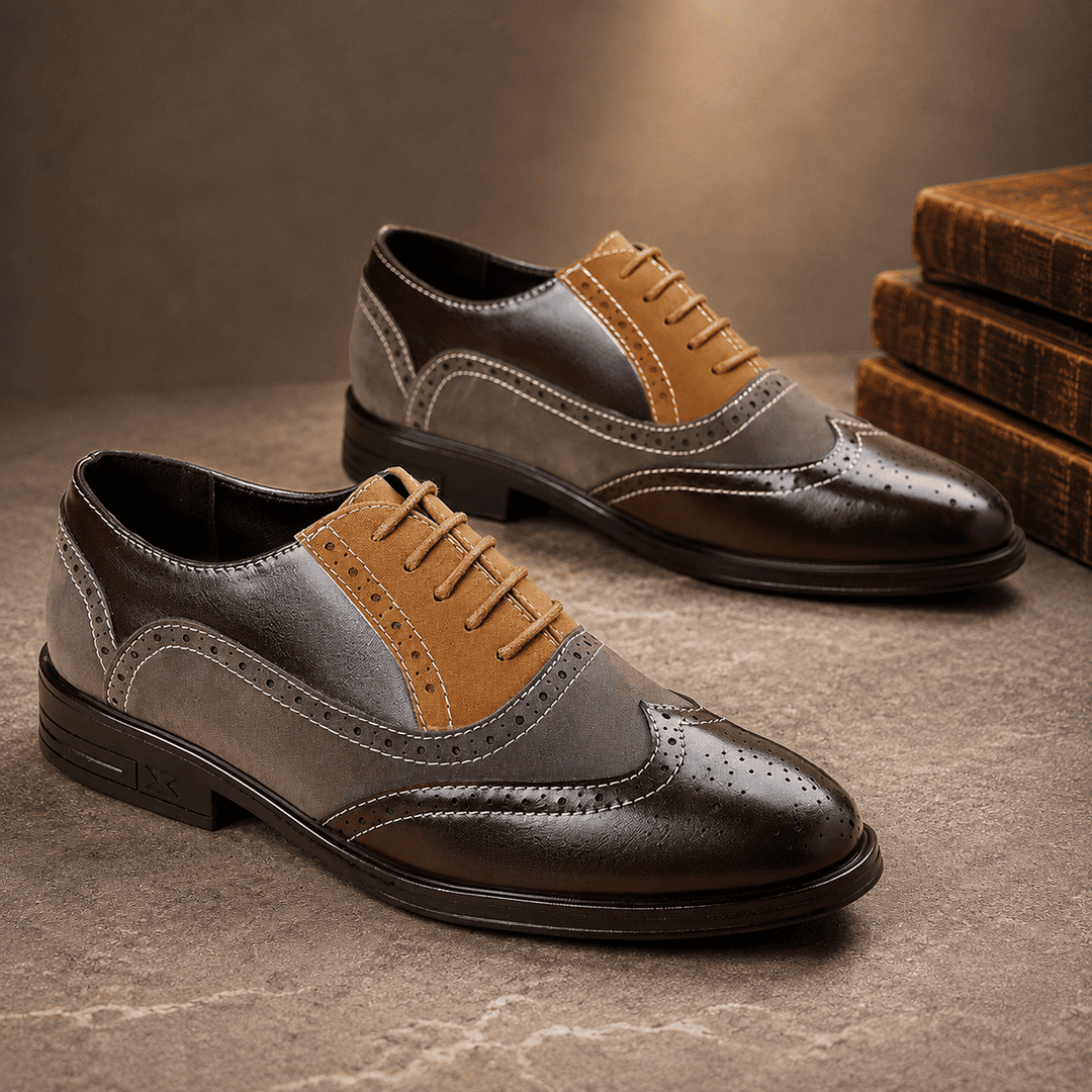 Eleganti scarpe dress multitone