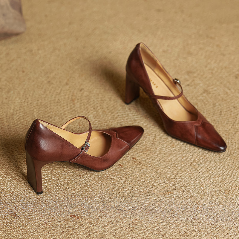 Tacchi Emily in vera pelle