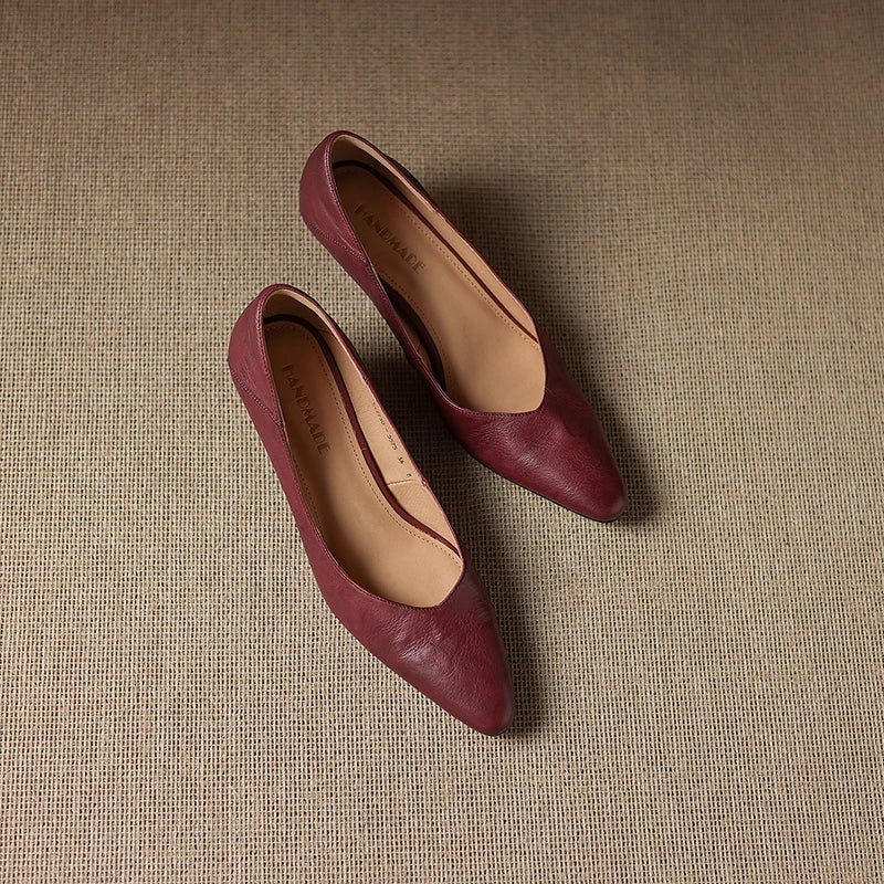 Grace High Heels aus echtem Leder