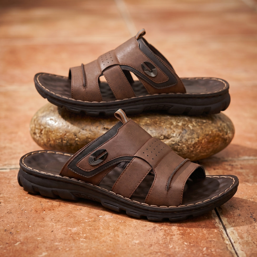 Marlowe-Ledersandalen