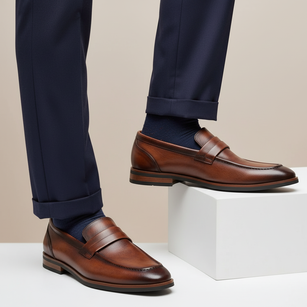 Dexter Loafers i Nötläder