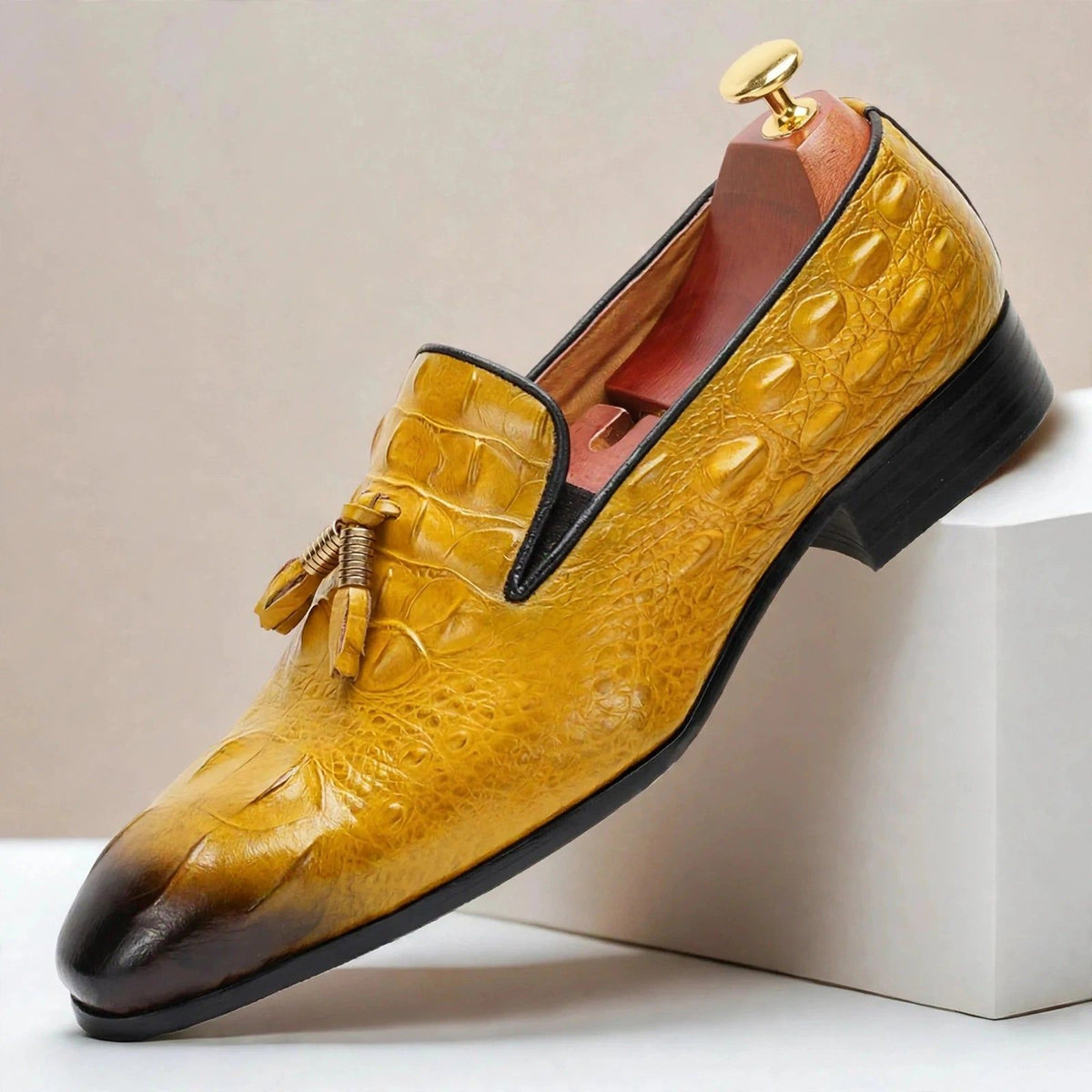 Barello Cowhide Leather Loafers