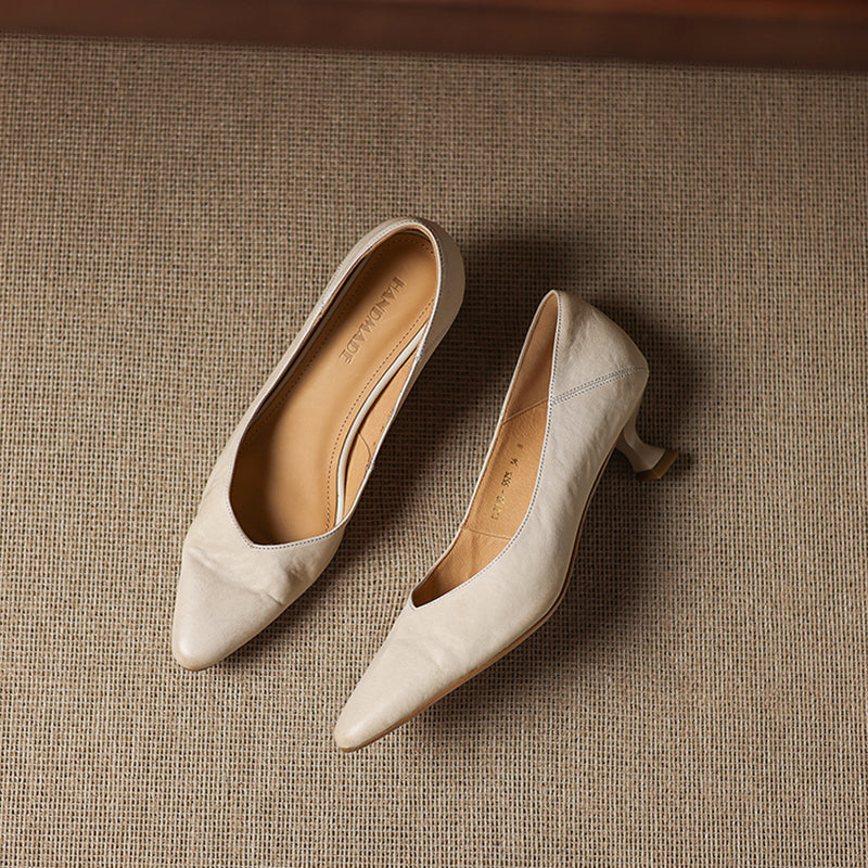 Grace High Heels aus echtem Leder