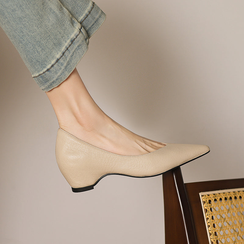 Hilda spitze High Heels aus echtem Leder