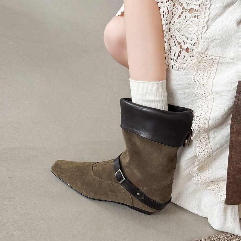 Botas de ante genuino Queli