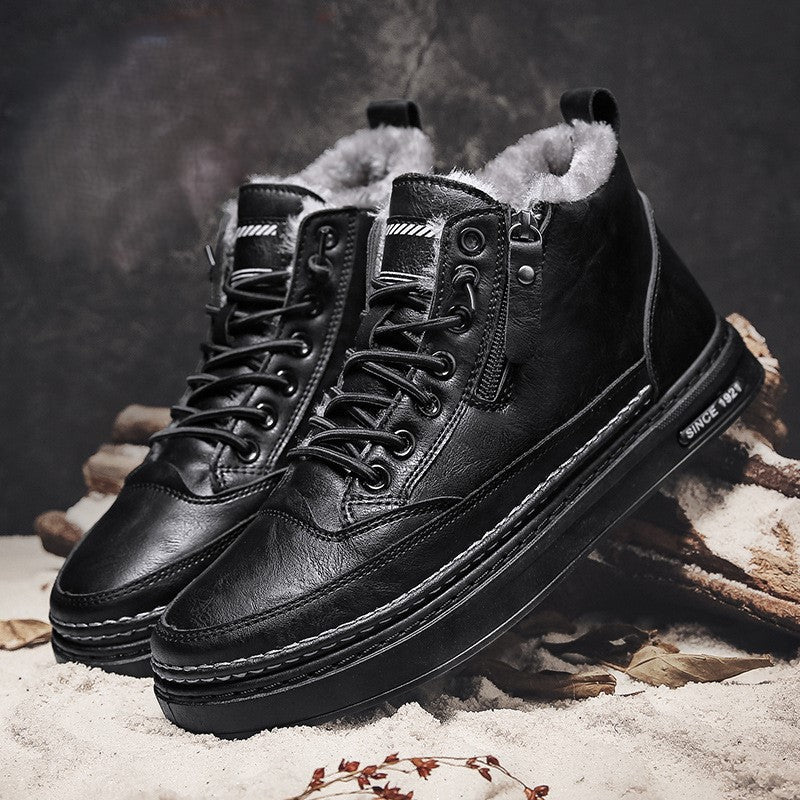 Bottes d'hiver en cuir FrostGuard
