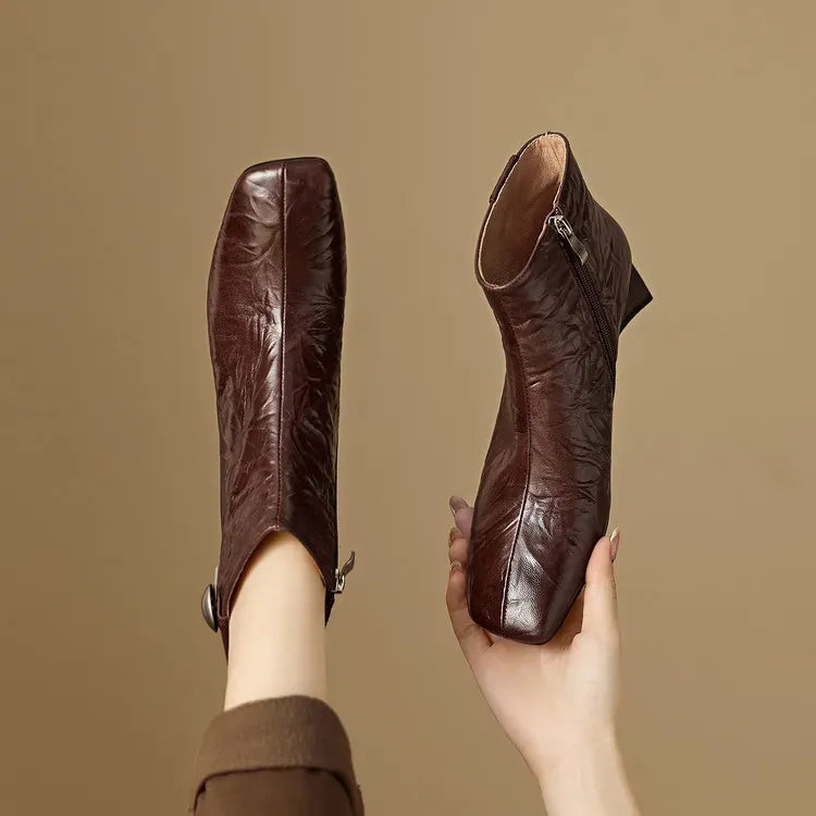 Camille Genuine Leather Boots