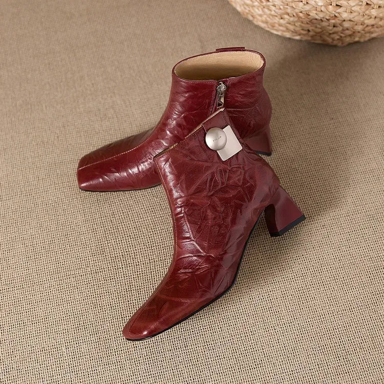 Camille Genuine Leather Boots