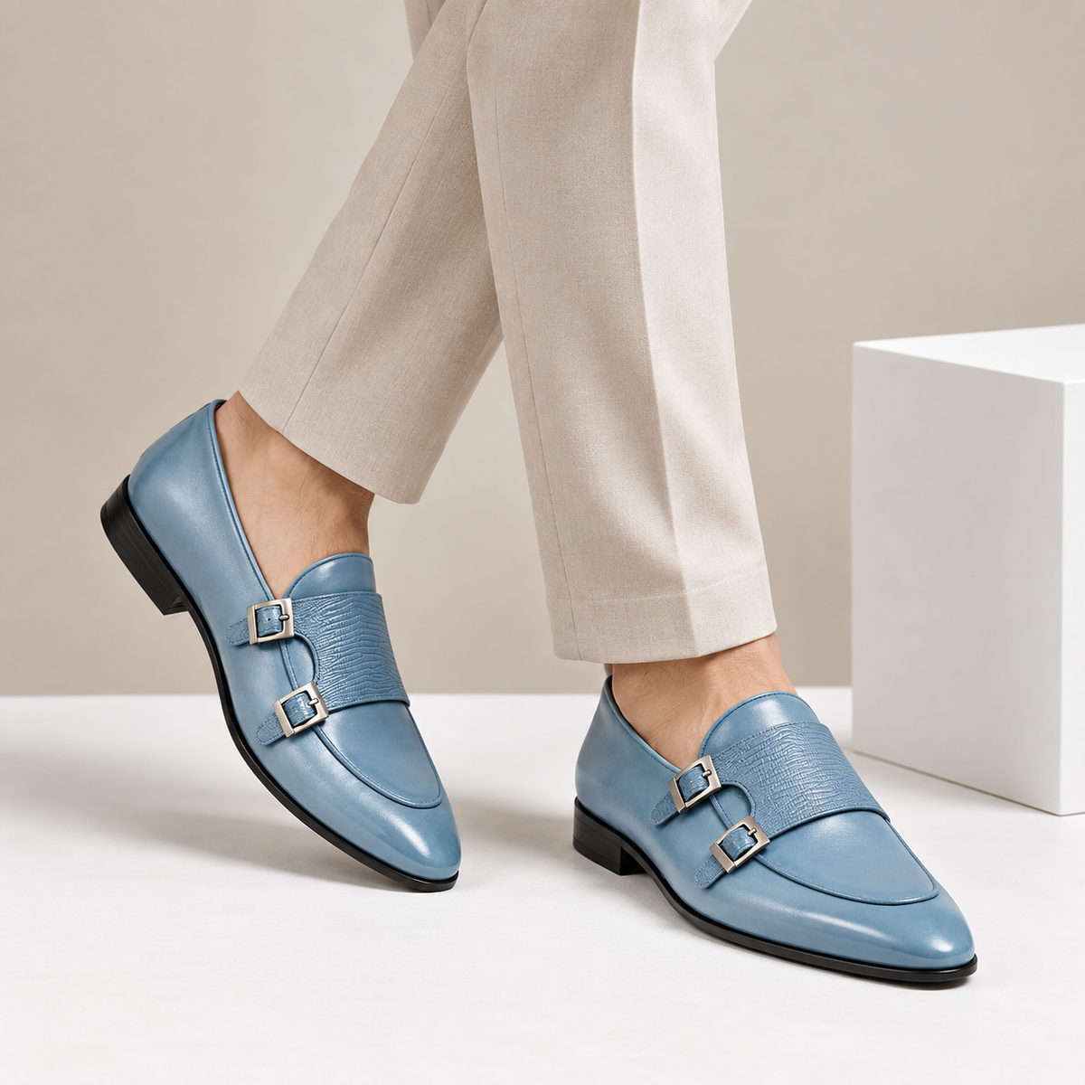 Mocassins Varenna en cuir de vachette