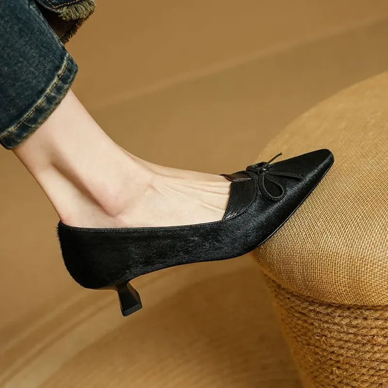 Georgina Genuine Leather Heels