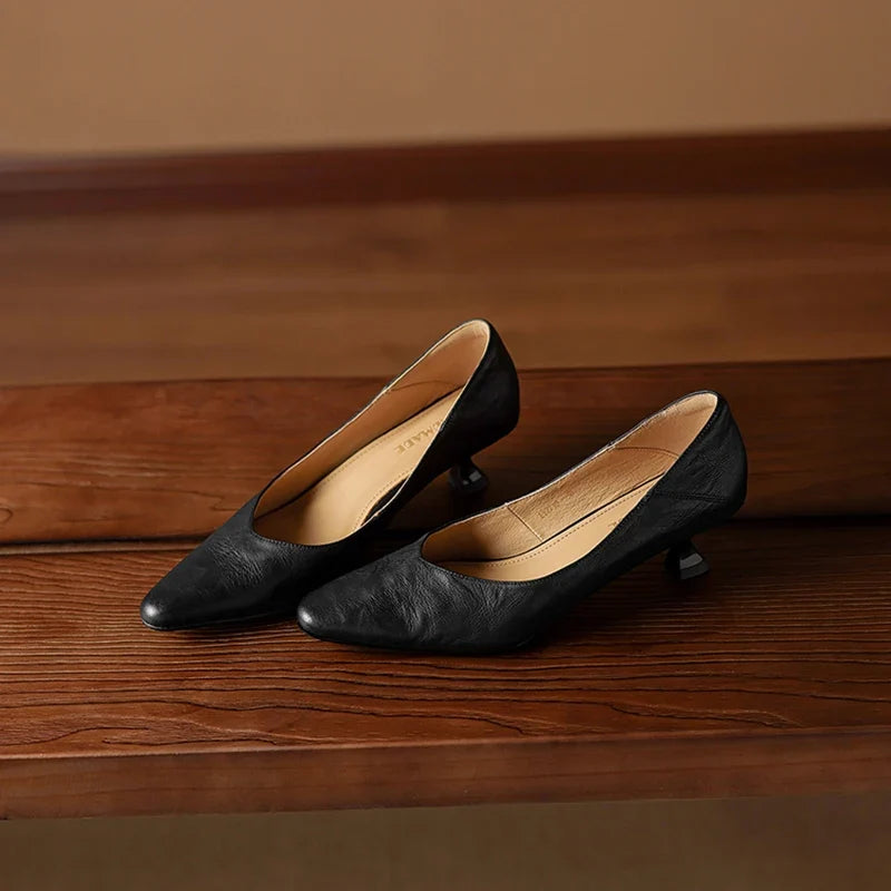 Grace High Heels aus echtem Leder