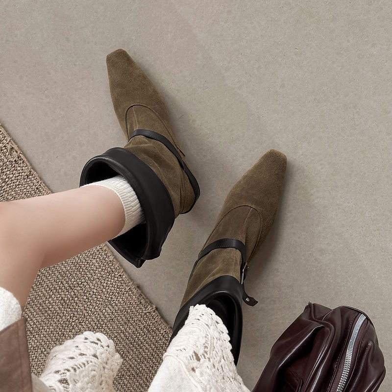 Botas de ante genuino Queli