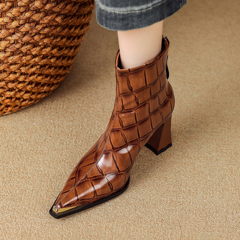 Levia Echtleder-Stiefel