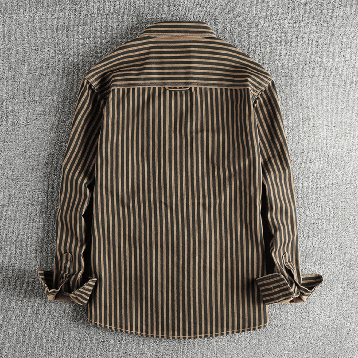 Camisa de Algodão às Riscas Marlon