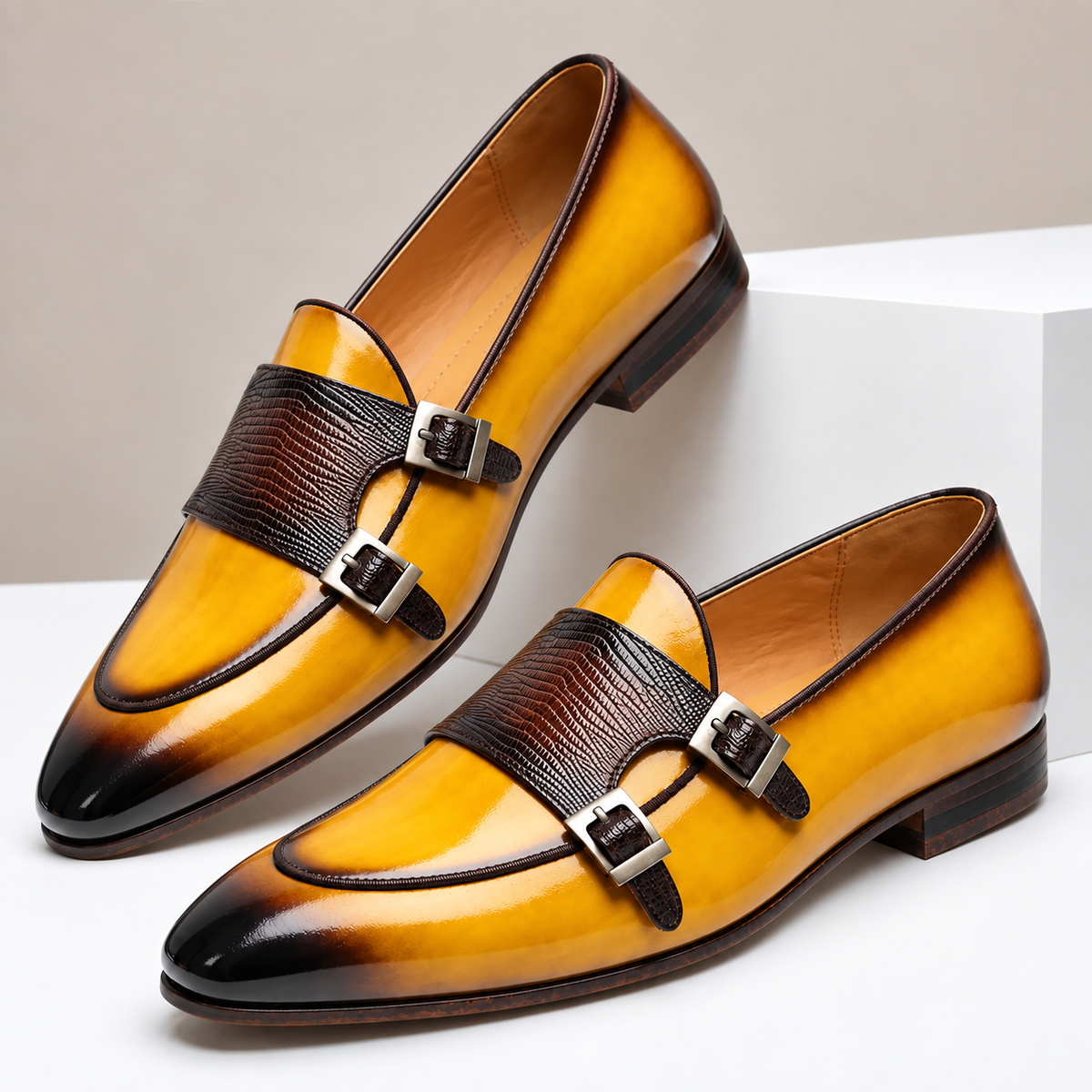 Mocassins Varenna en cuir de vachette