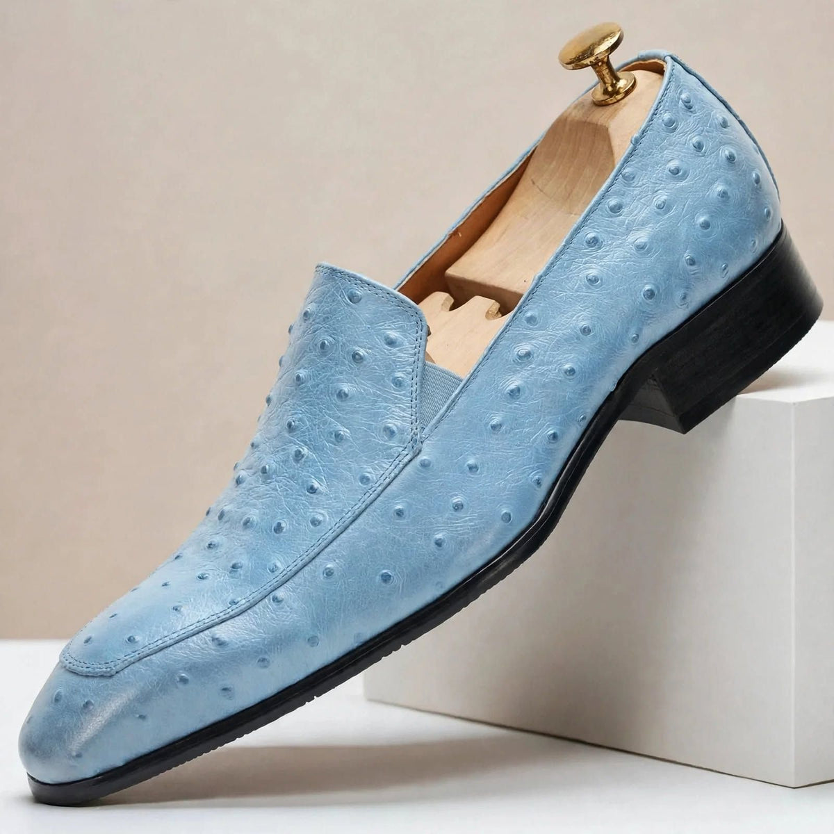Garrett Cowhide Leather Loafers