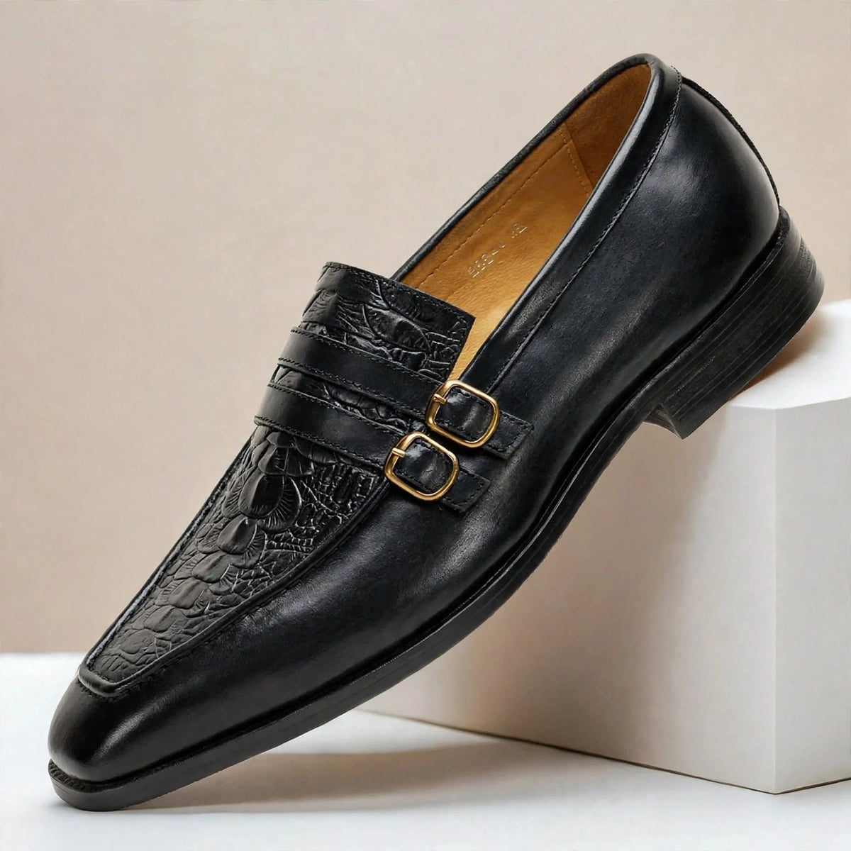 Alaric Cowhide Leather Loafers