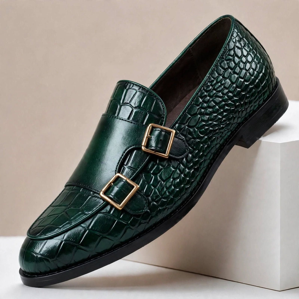 Tobiah loafers i koppeläder