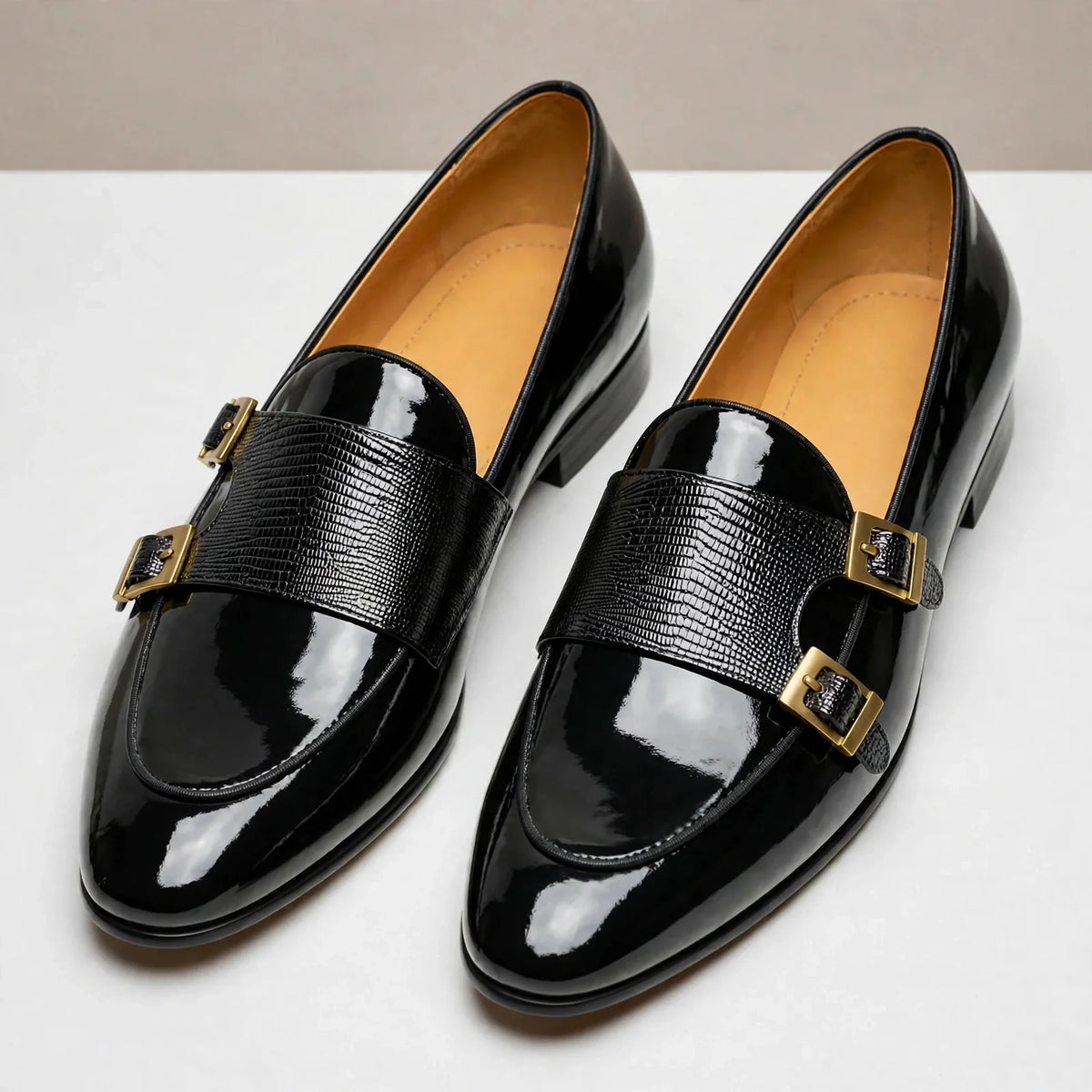 Mocassins Varenna en cuir de vachette