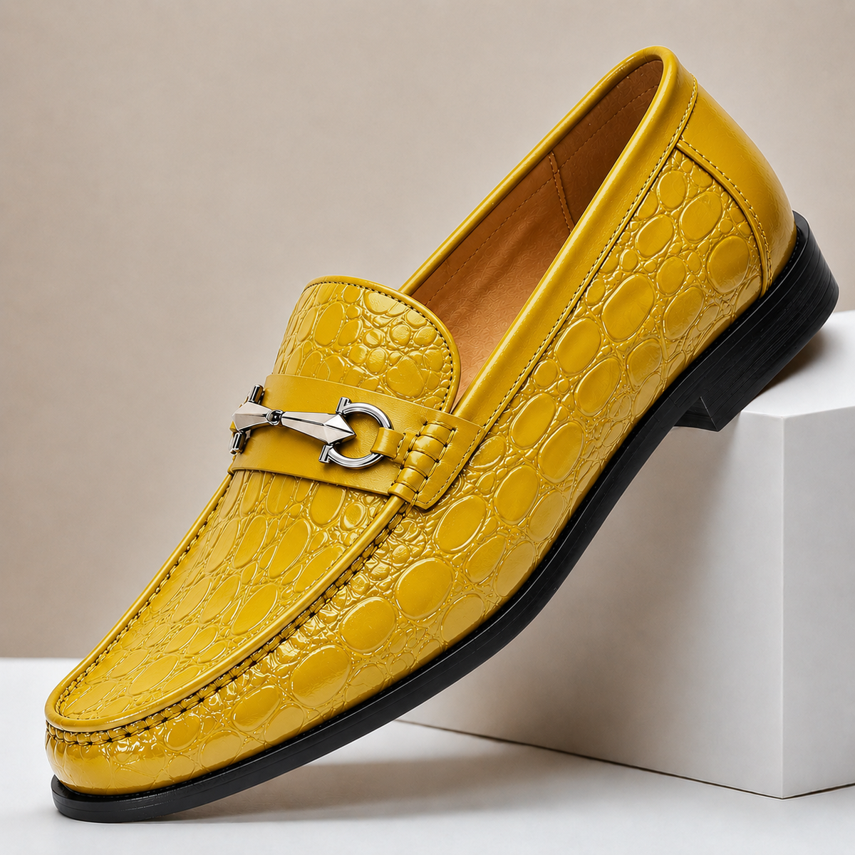 Dorvaro loafers i okselæder