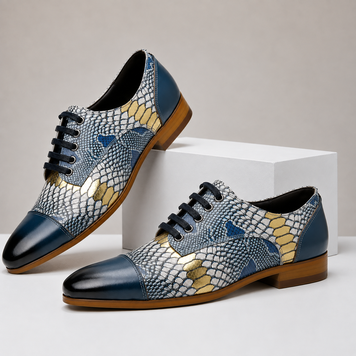 Scarpe Calverini in pelle di vacchetta