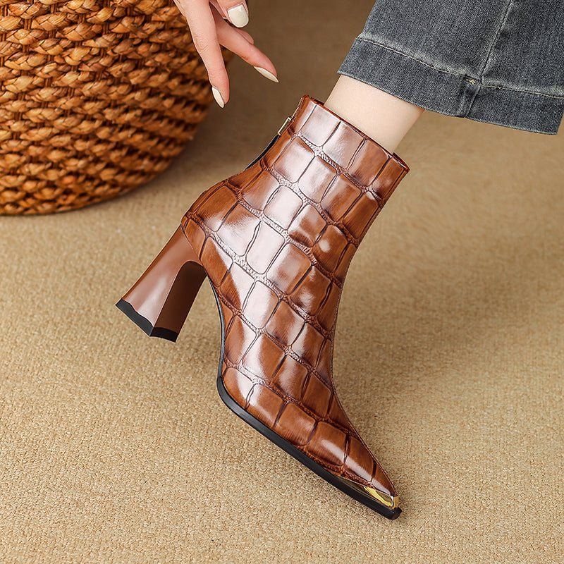 Levia Echtleder-Stiefel