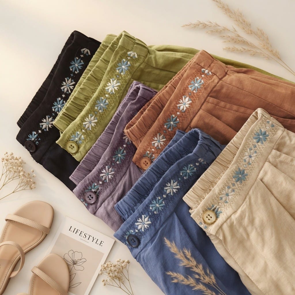 Short Daisy en lin