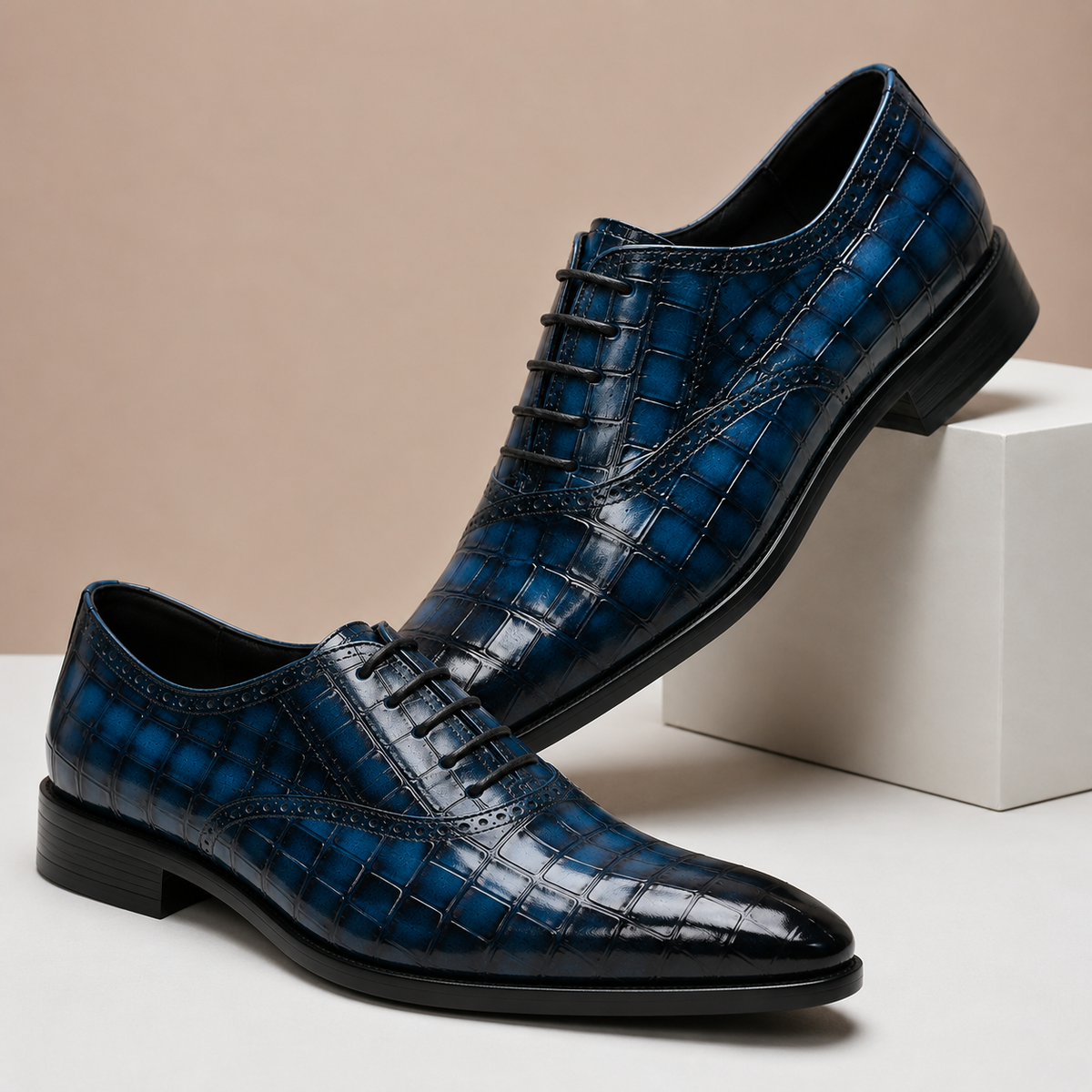 Sapatos Tobias em pele de vaca