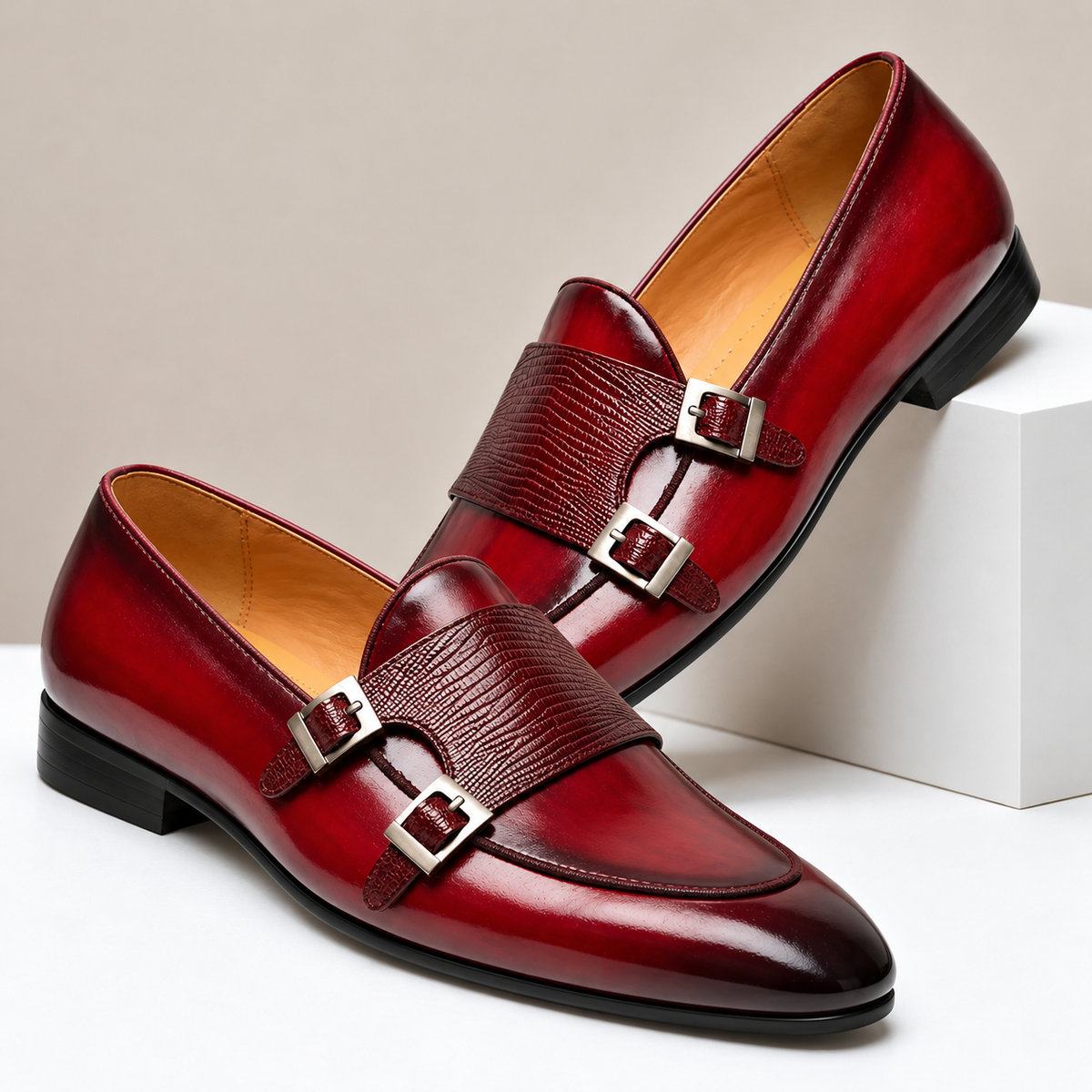 Mocassins Varenna en cuir de vachette