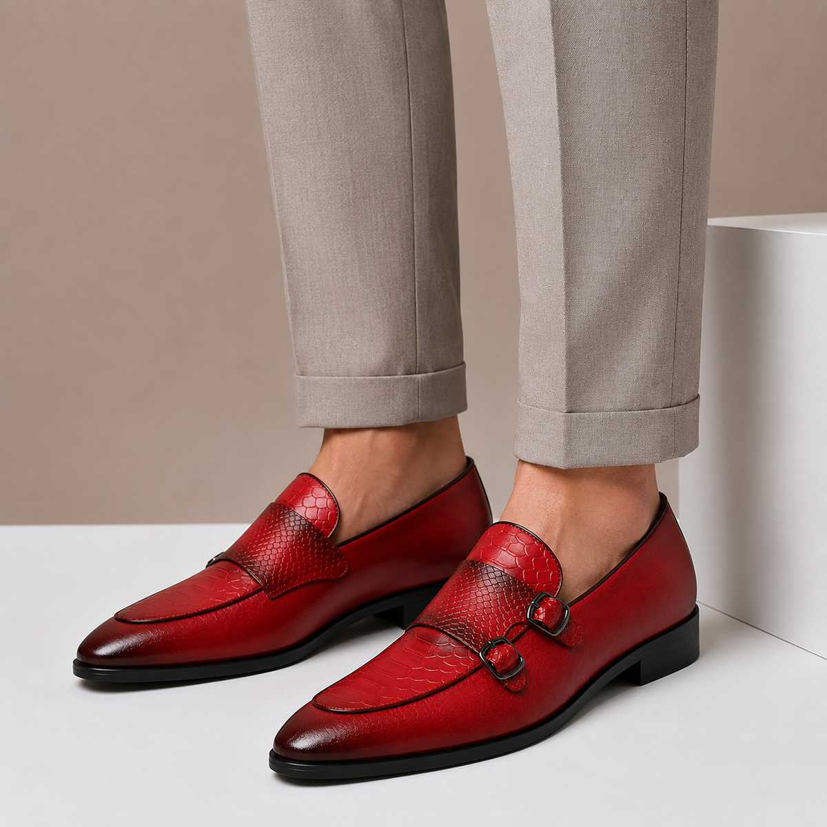 Fiorano loafers i ægte læder