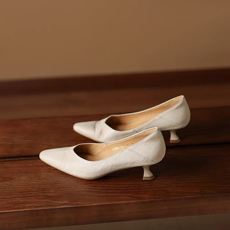 Grace High Heels aus echtem Leder